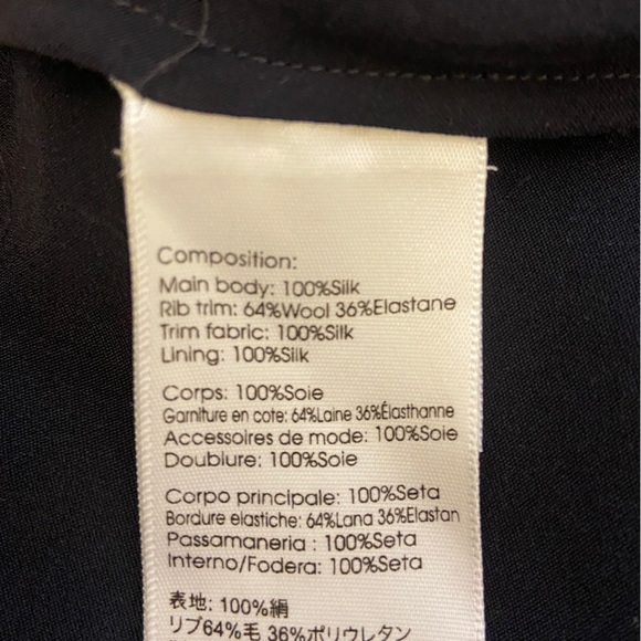 3.1 Phillip Lim Wool Knit Silk Midi Dress - Picture 6 of 7